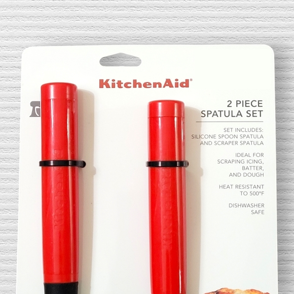 KitchenAid PASSION RED Color 2-Piece SpatulaSet - NWT - Picture 4 of 5